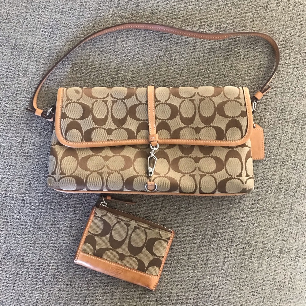 Coach purse and wallet set.